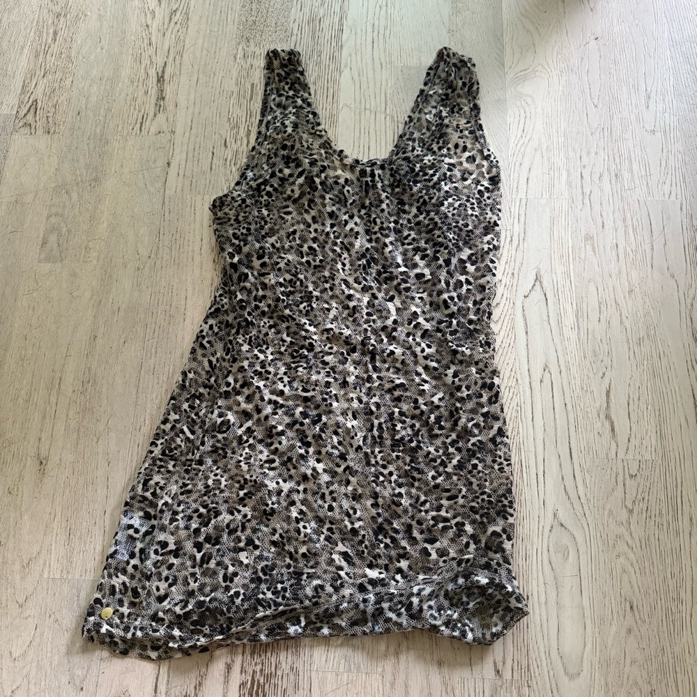 GUESS Leopard Print Sleeveless Top